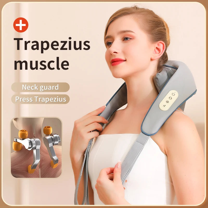 Neck and Shoulder Shiatsu Gel massager + Heat
